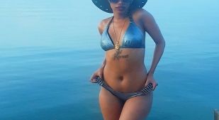 Youthful Sheebah flaunts ample Assets in a TINY bikini